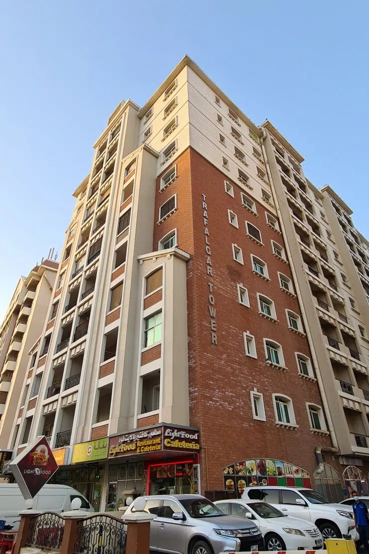 Trafalgar Tower, International City in Dubai
