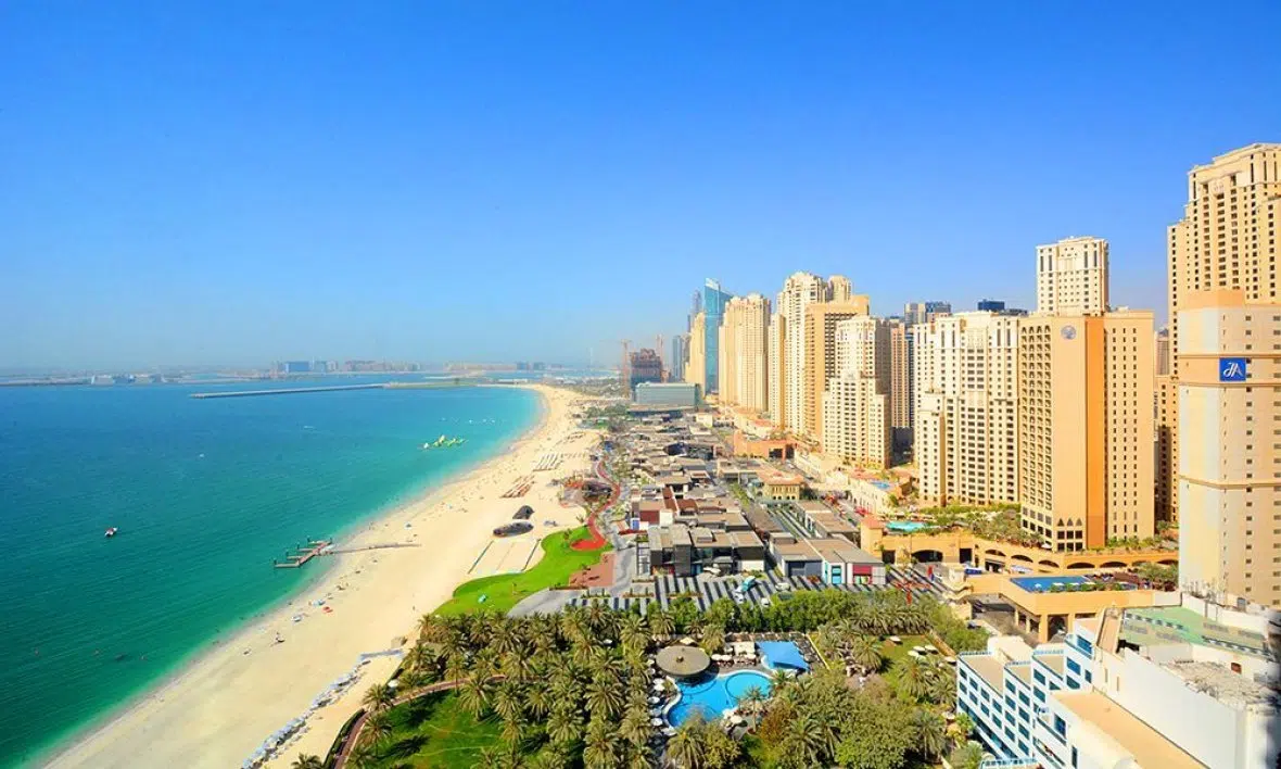 Jumeirah Beach Residence (JBR) community in Dubai