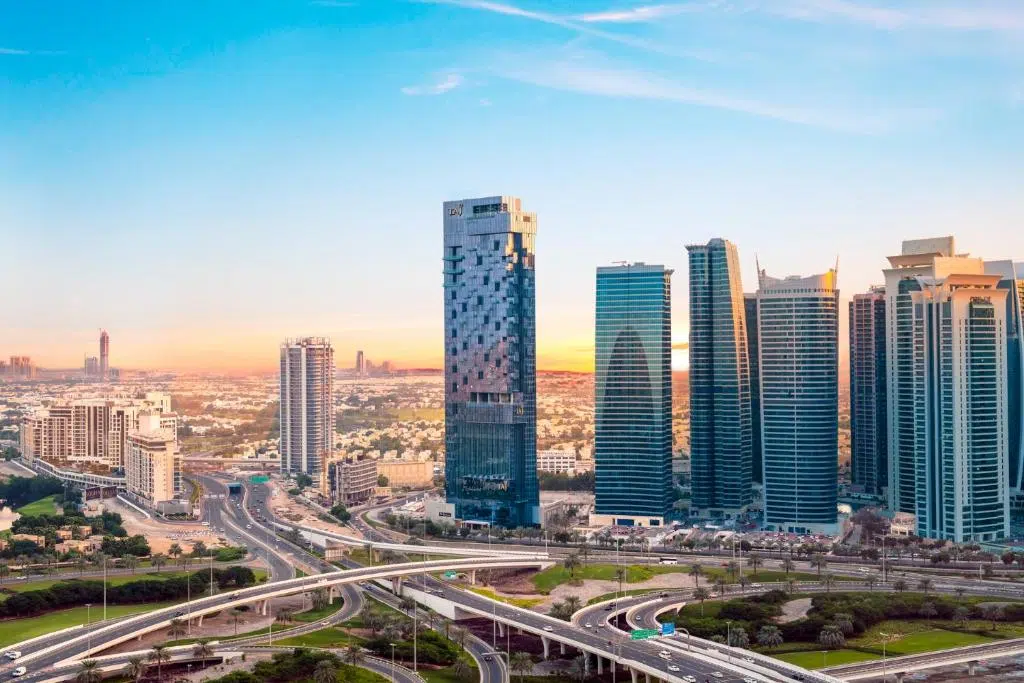 JLT (Jumeirah Lake Towers) community in Dubai
