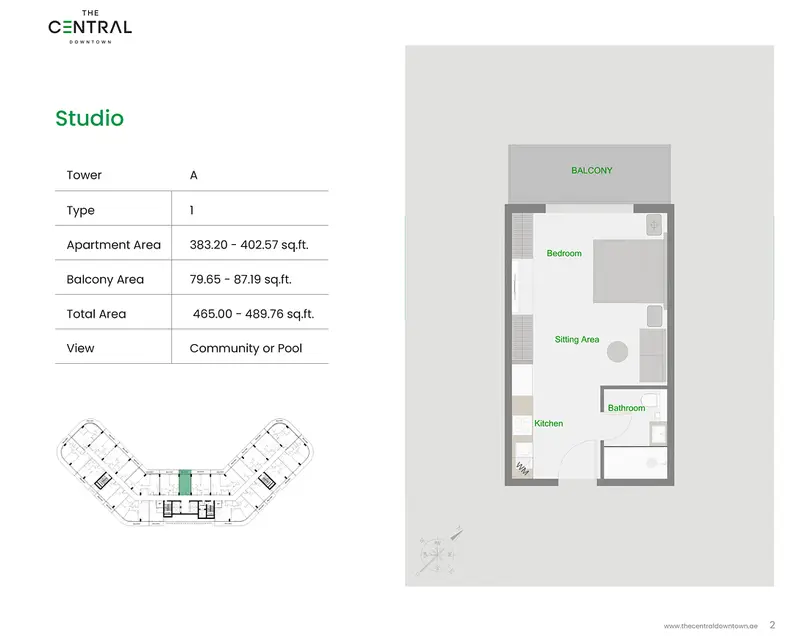 The Central Downtown Tower A