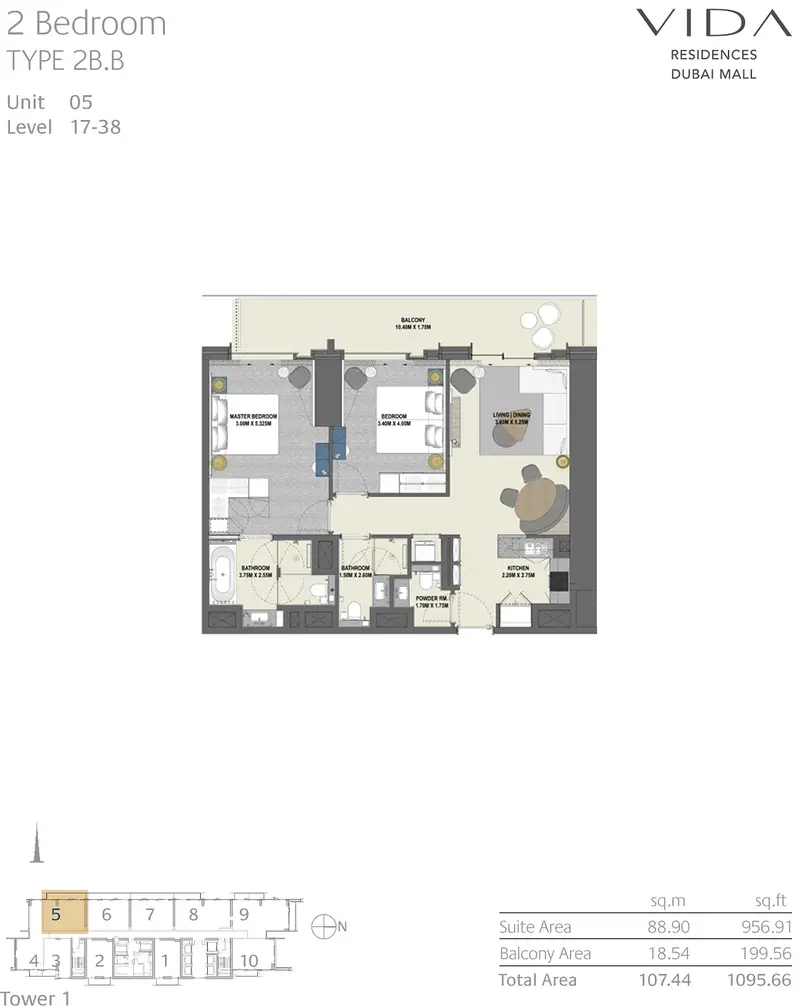 Vida Dubai Mall Tower 1 - Image 11