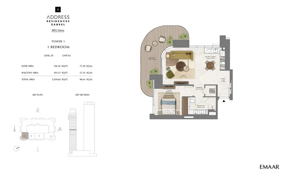 Address Residences Zabeel Tower 1 - Image 9