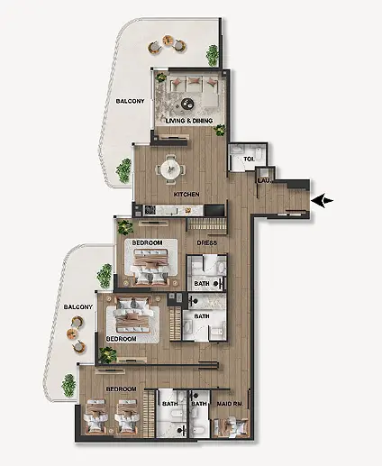 Blue Marina Residence Building 2 - Image 17