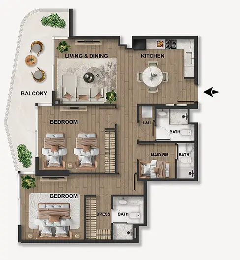Blue Marina Residence Building 2 - Image 9