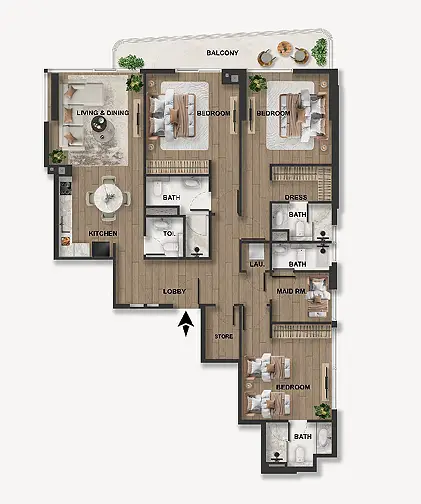 Blue Marina Residence Building 1 - Image 19