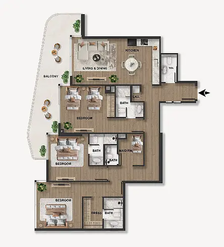 Blue Marina Residence Building 2 - Image 15