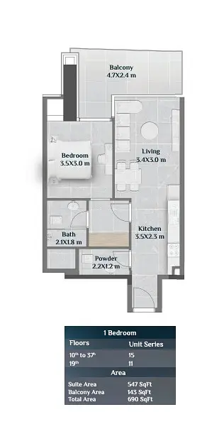 Skyhills Residences Tower 1 - Image 14