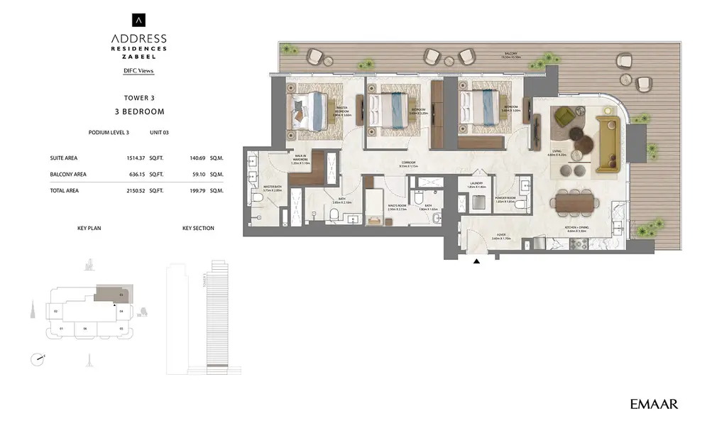 Address Residences Zabeel Tower 3 - Image 20