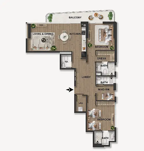 Blue Marina Residence Building 2 - Image 12