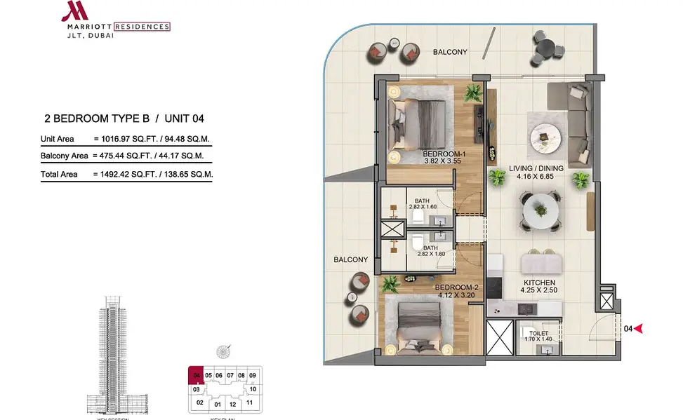 Marriott Residences JLT - Image 15