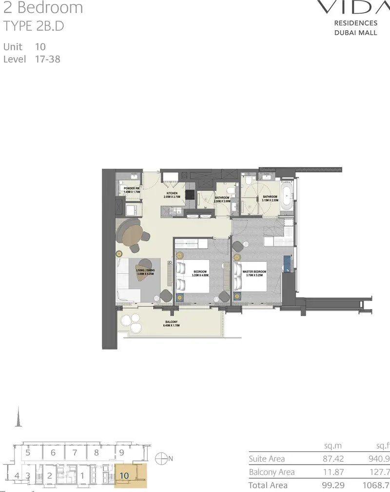 Vida Dubai Mall Tower 1 - Image 13