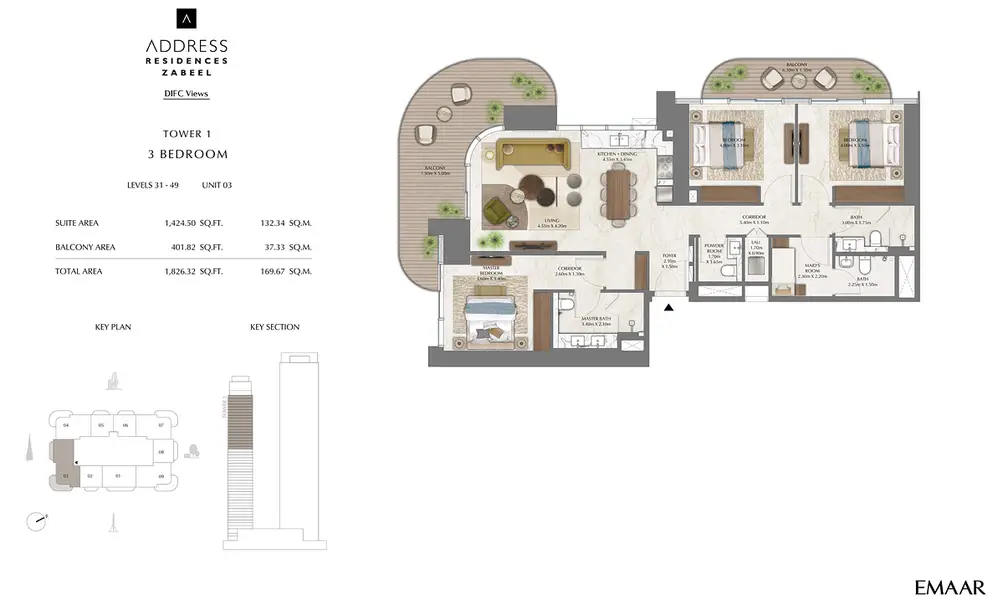 Address Residences Zabeel Tower 1 - Image 19
