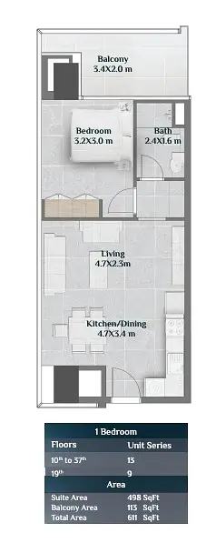 Skyhills Residences Tower 1 - Image 10