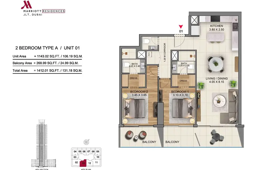 Marriott Residences JLT - Image 13