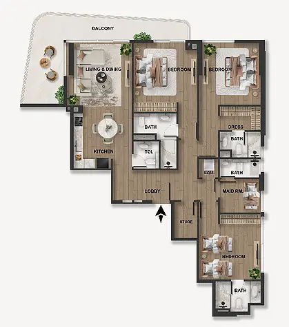 Blue Marina Residence Building 2 - Image 18