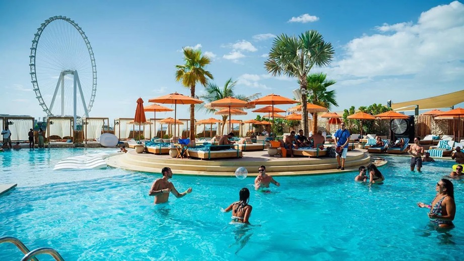 Beach And Pool Area