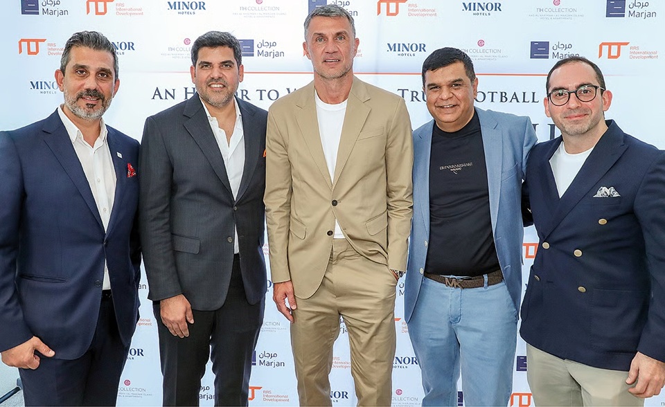 Paolo Maldini supports NH Collection Ras Al Khaimah as Al Marjan Island gains global attention