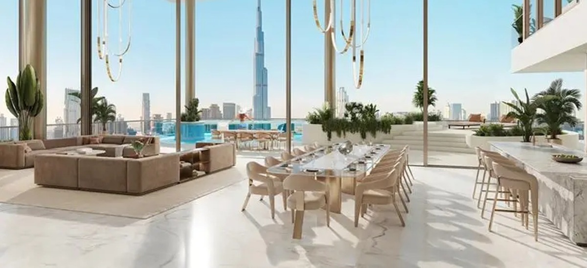 Dubai Luxury Market Shines as AED174 Million Sky Mansion With Two Pools Sells in Downtown Dubai